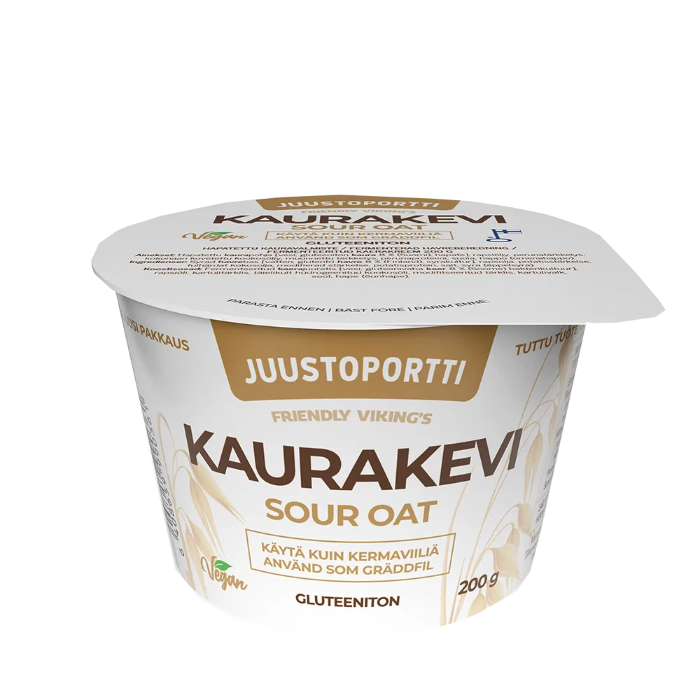 Juustoportti Kaurakevi 200 g gluteeniton